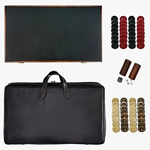 Premium Tavla Seti/ Maple-Brown